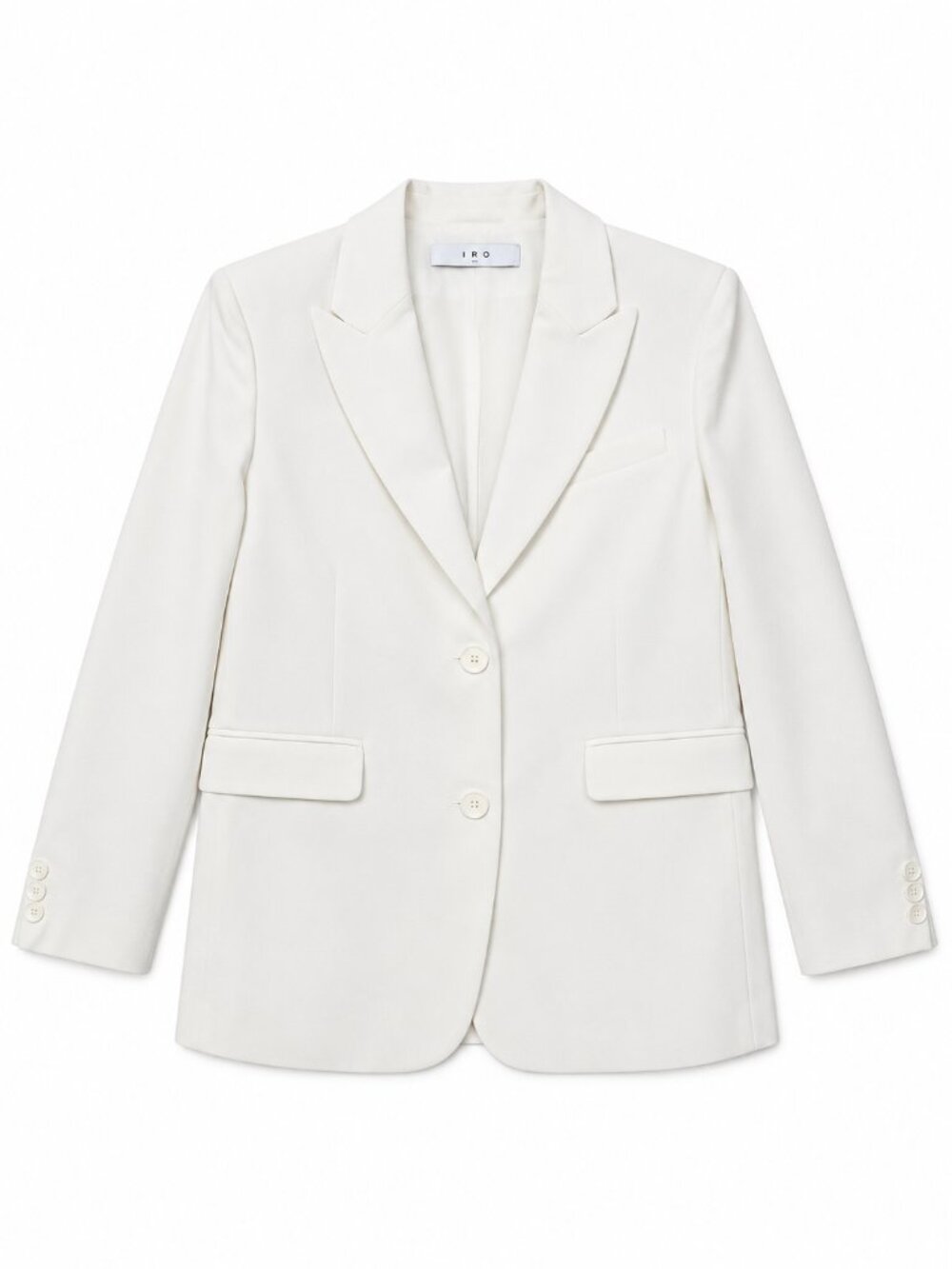 IRO size 26 US 4 Darian Suit Blazer Jacket White Relaxed Fit NEW